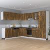 Kitchen Cabinet Smoked Oak 75.5×75.5×80.5 cm Engineered Wood