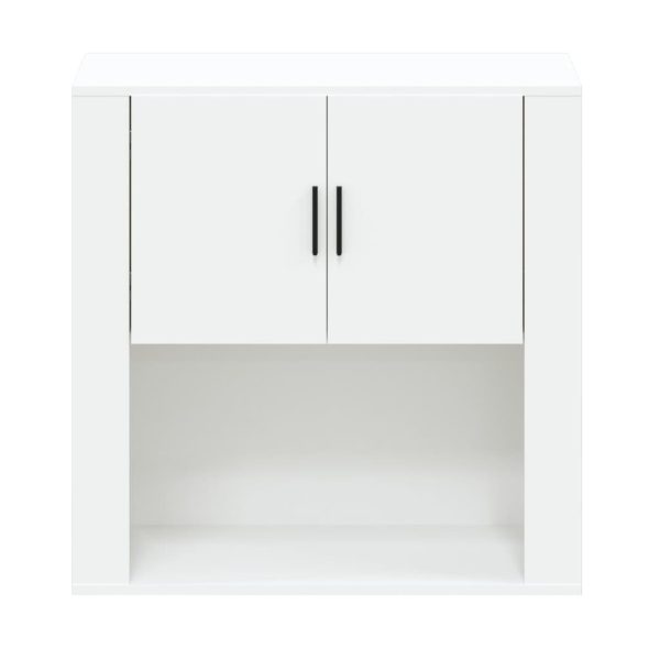 Wall Cabinet White 80x33x80 cm Engineered Wood