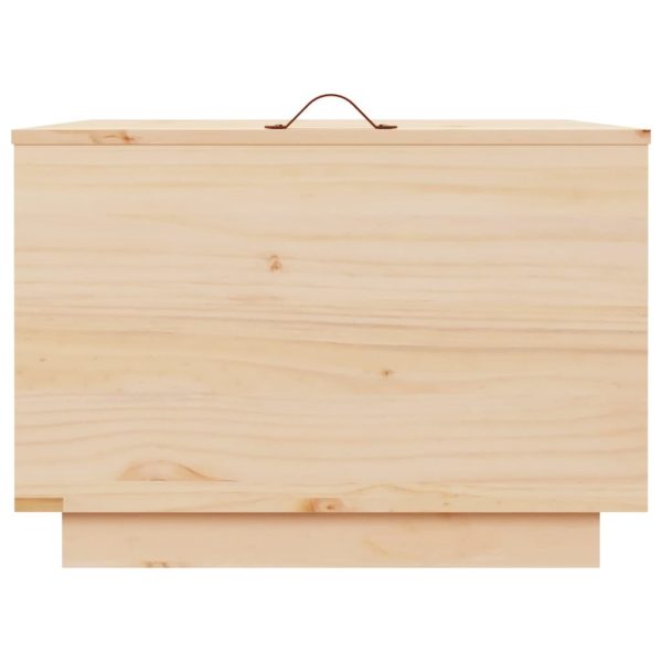 Storage Boxes with Lids 3 pcs Solid Wood Pine