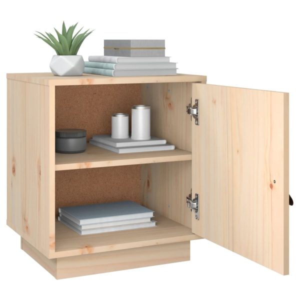 Syosset Bedside Cabinets 2 pcs 40x34x45 cm Solid Wood Pine