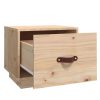 Huber Bedside Cabinets 2 pcs 40x34x35 cm Solid Wood Pine