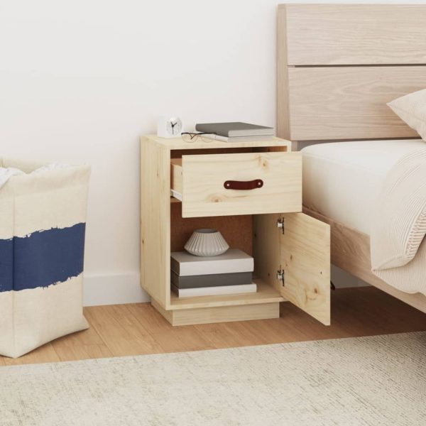 Hayesville Bedside Cabinets 2 pcs 40x34x55 cm Solid Wood Pine