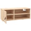 Ponde Wall Cabinets 2 pcs 80x30x30 cm Solid Wood Pine