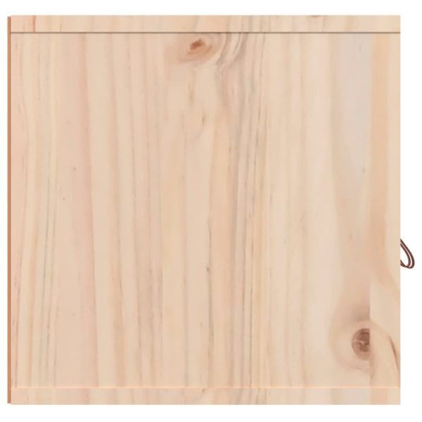 Ponde Wall Cabinets 2 pcs 80x30x30 cm Solid Wood Pine