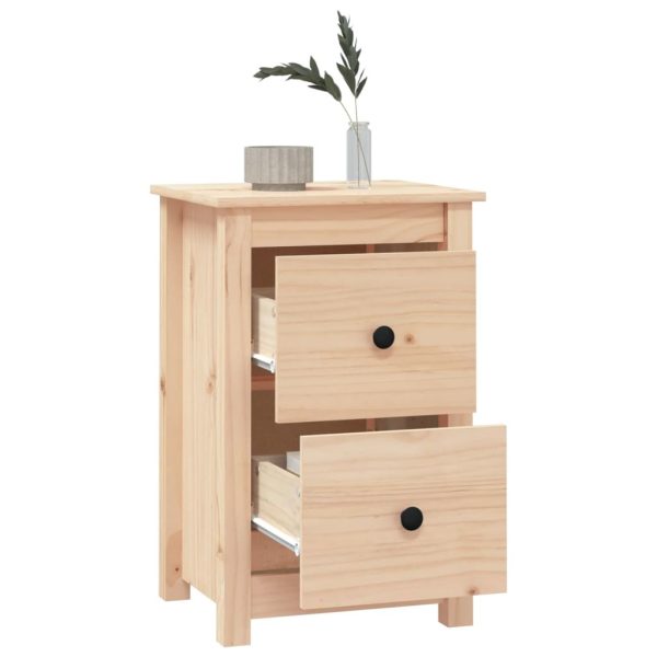 Fitzroy Bedside Cabinets 2 pcs 40x35x61.5 cm Solid Wood Pine