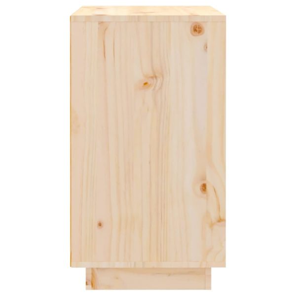 Wine Cabinet 55.5x34x61 cm Solid Wood Pine