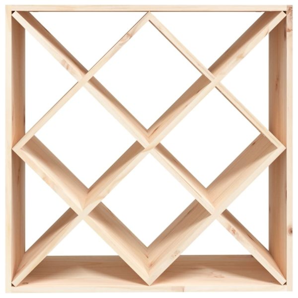 Wine Cabinet 62x25x62 cm Solid Wood Pine