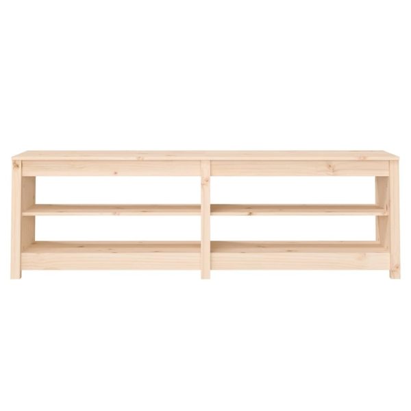 Shoe Bench 160×36.5×50 cm Solid Wood Pine