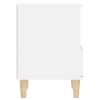 Hermiston Bedside Cabinet White 40x35x50 cm