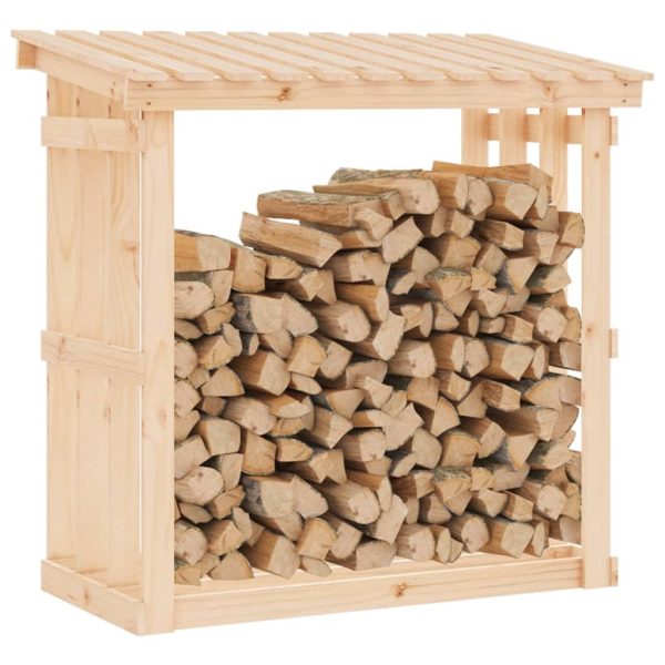 Firewood Rack 108×64.5×109 cm Solid Wood Pine
