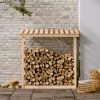 Firewood Rack 108×64.5×110 cm Solid Wood Pine