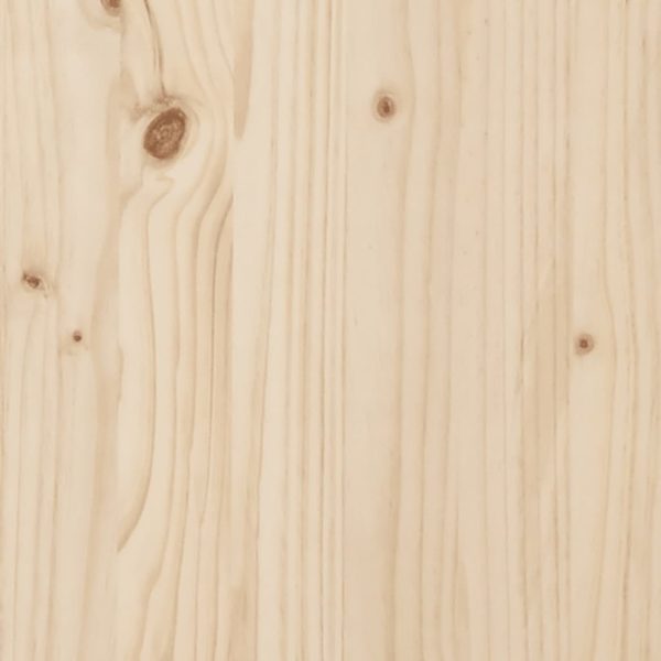 Planter 83x83x27 cm Solid Wood Pine