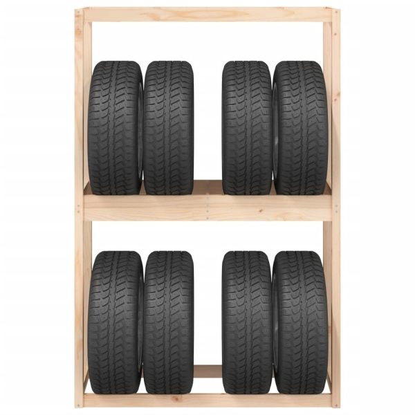 Tire Rack 120x40x180 cm Solid Wood Pine