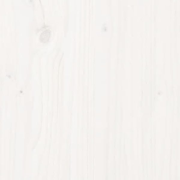 Headboard White 140.5x4x100 cm Solid Wood Pine