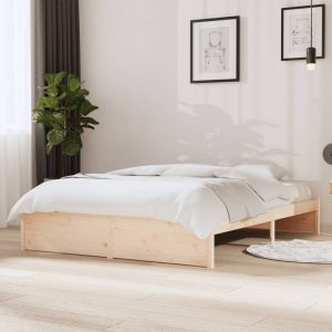 Bed Frame Solid Wood Pine