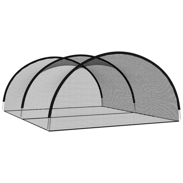 Baseball Batting Cage Net Black 500x400x250 cm Polyester