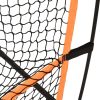 Golf Practice Net Black and Orange 215x107x216 cm Polyester