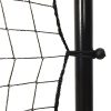 Football Rebounder Net Black 366x90x183 cm HDPE