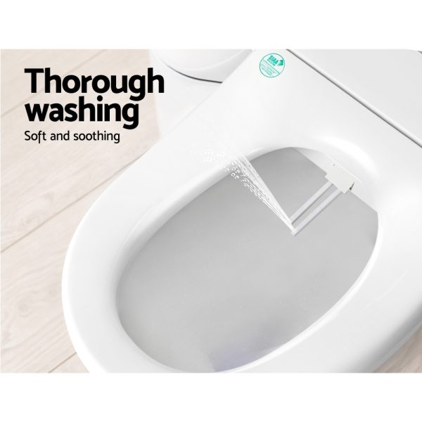 Non Electric Bidet Toilet Seat Cover Bathroom Spray Water Wash D Shape
