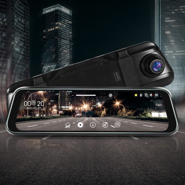 Dash Camera 1080P Front and Rear Smart Car DVR Recorder Night Vision 10″