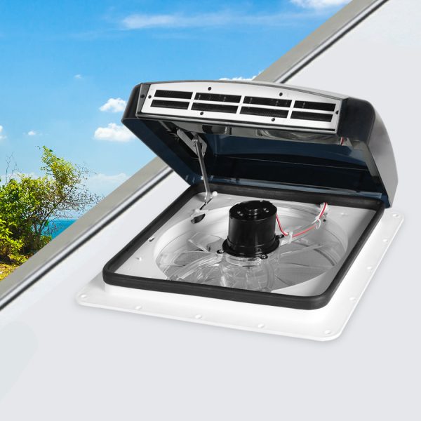Caravan Roof Vent 12V Hatch Air Exhaust Fan Rain RV Trailer Motorhome