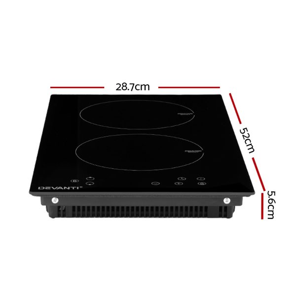 Induction Cooktop 30cm Electric Stove Ceramic Cook Top Kitchen Cooker