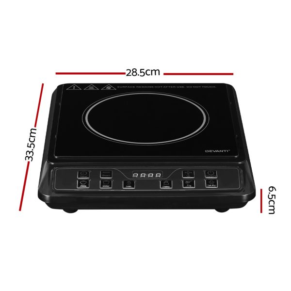 Electric Induction Cooktop Portable Cook Top Ceramic Kitchen Hot Plate
