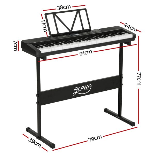 61 Keys Electronic Keyboard Digital Piano Touch Sensitive Beginner Gift