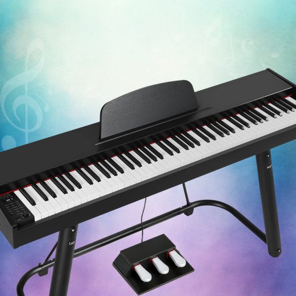 88 Keys Electronic Keyboard Digital Piano Full-weighted w/ stand