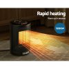Electric Fan Heater Portable Ceramic Standing Room Office Heaters 1200W