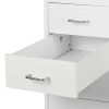 Office Cabinet  8 Drawer Drawers Storage Cabinets Steel Rack Home White