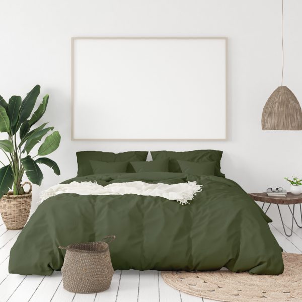 Balmain 1000 Thread Count Hotel Grade Bamboo Cotton Quilt Cover Pillowcases Set – King – Charcoal
