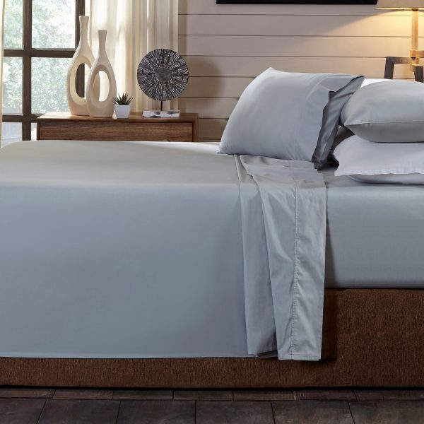 Royal Comfort 250TC Organic 100% Cotton Sheet Set 4 Piece Luxury Hotel Style – Double – Blush