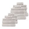 Royal Comfort 20 Piece Cotton Bamboo Towel Bundle Set 450GSM Luxurious Absorbent – Beige