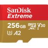 SANDISK 128GB Extreme microSD SDHC SQXAF V30 U3 C10 A1 UHS-1 160MB/s R 90MB/s W 4×6 SD Adaptor Android Smartphone Action Camera Drones
