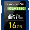 Team Classic SD Memory Card – 128 GB  UHS Ultra Speed Class 1U1. Supports Video Speed Class 10V10.