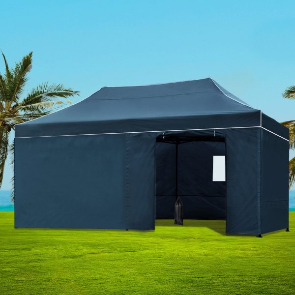 Gazebo Pop Up Marquee 3×3 Outdoor Camping Gazebos Tent Wedding Folding