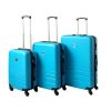 YES4HOMES ABS Luggage Suitcase Set 3 Code Lock Travel Carry  Bag Trolley Black 50/60/70