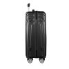 3pc Luggage Trolley Suitcase Sets Travel TSA Hard Case Black
