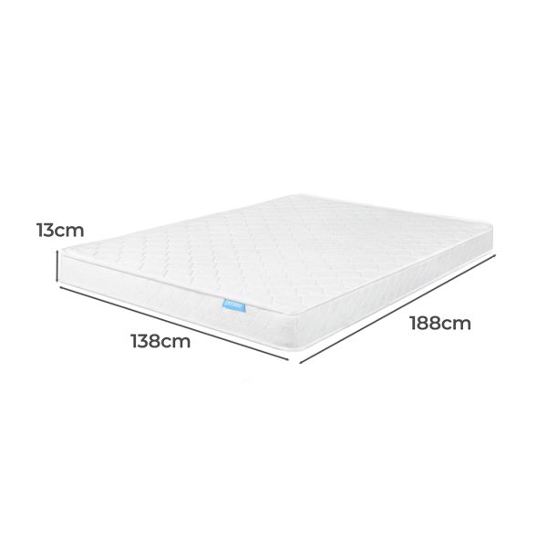 Ashington Mattress Spring Coil Bonnell Bed Sleep Foam Medium Firm Double 13CM