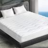 Cool Mattress Topper Protector Summer Bed Pillowtop Pad King Cover