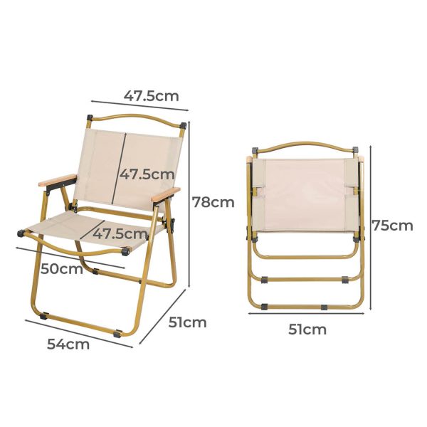 Camping Chair Folding Outdoor Portable Foldable Fish Chairs Beach Picnic