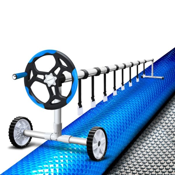 11×6.2m Pool Cover Roller Swimming Solar Blanket Heater Covers Bubble