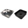 Elevated Pet Feeder 4 Height Adjustable Dog Stainless Steel Non-Slip Bowl
