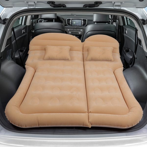 Car Back Seat Mattress Inflatable Mats Camping SUV Air Bed Cushion