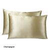 Royal Comfort Mulberry Soft Silk Hypoallergenic Pillowcase Twin Pack 51 x 76cm – Champagne