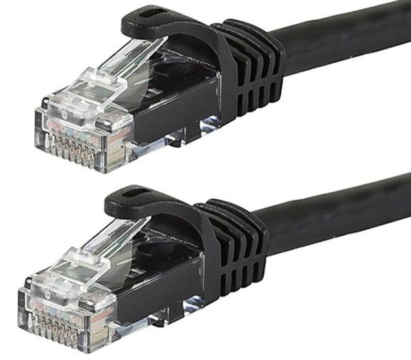 ASTROTEK CAT6 Cable 0.25m/25cm – Black Color Premium RJ45 Ethernet Network LAN UTP Patch Cord 26AWG