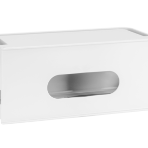 BRATECK Cable Management Box Material: ABS Dimensions 28.2x14x12.8cm -White