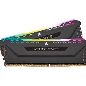 CORSAIR Vengeance RGB PRO SL 32GB (2x16GB) DDR4 3200Mhz C16 Black Heatspreader Desktop Gaming Memory