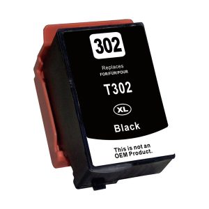 Black Compatible Inkjet Cartridge Replacement for 302XL Black